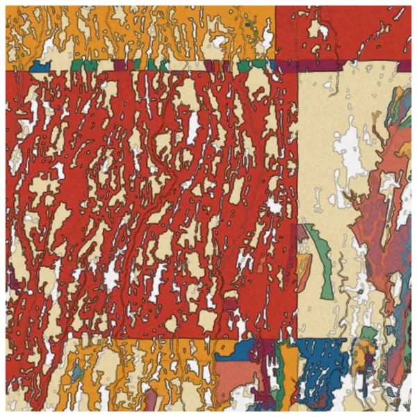 The mapalette “Bali, in terraces”