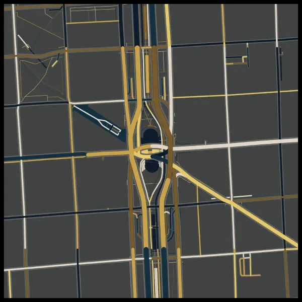 The mapalette “Buenos Aires, widest line”