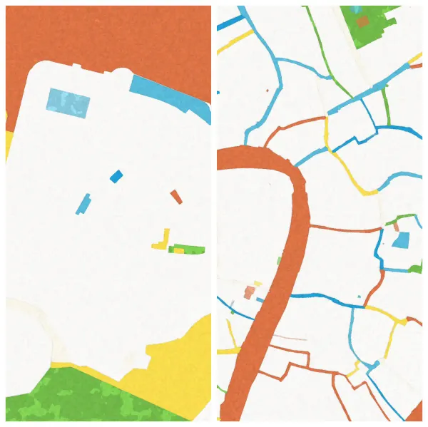 The mapalette “Hockney’s Stockholm”