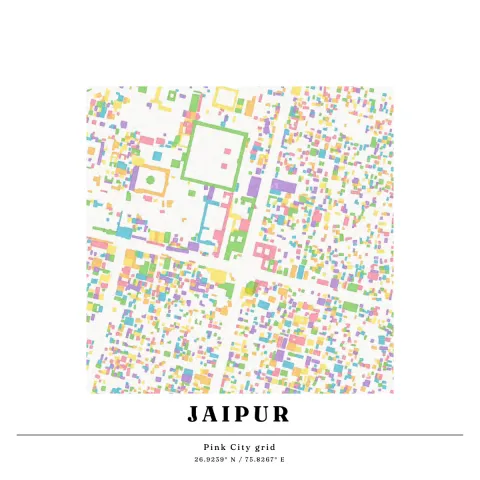 Preview of The Pink City, in blocks