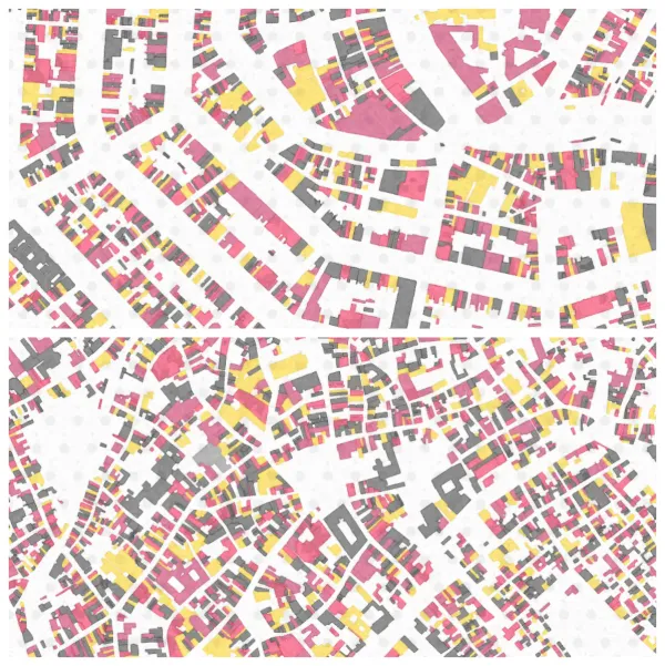 The mapalette “Kusama’s Amsterdam”