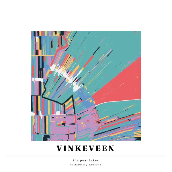 The mapalette “Vinkeveen, cut peat”