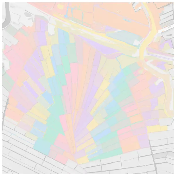 The mapalette “The Ronde Hoep, scattered”