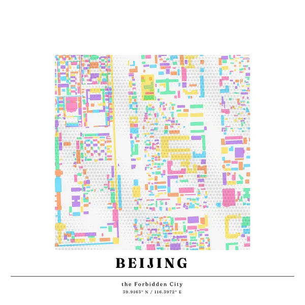 The mapalette “Warhol’s Forbidden City”