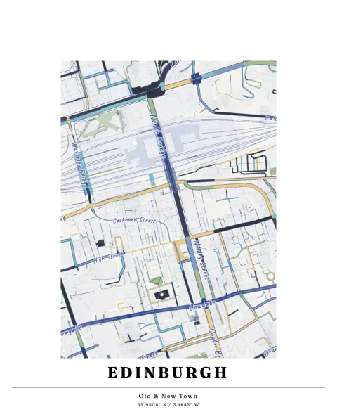 Preview of Edinburgh in biro