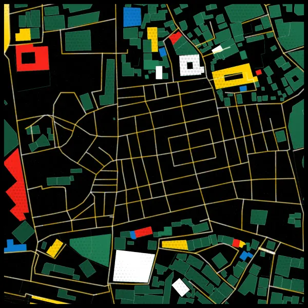 The mapalette “Basquiat’s bazaar”