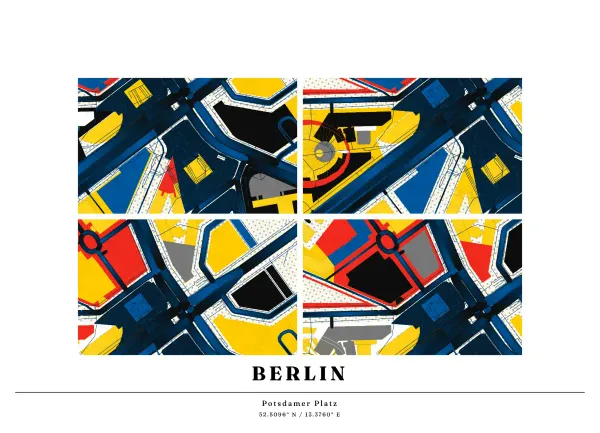 The mapalette “Bauhaus Berlin”