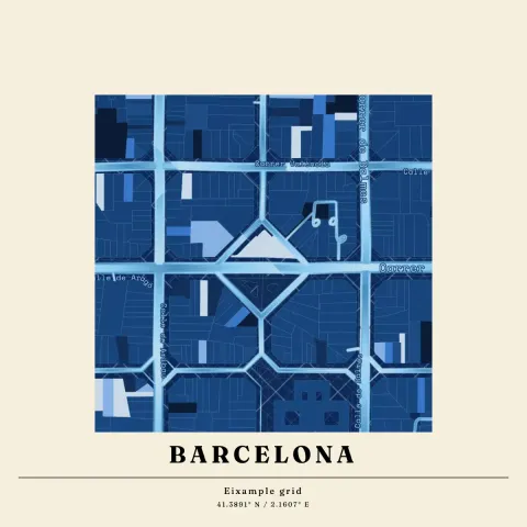Preview of Eixample blueprint