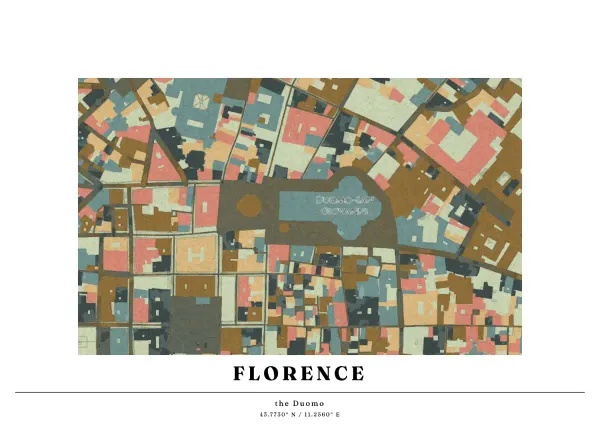 The mapalette “Botticelli’s Florence”