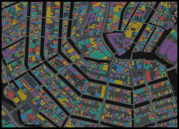 The mapalette “Flat-UI, houses only”