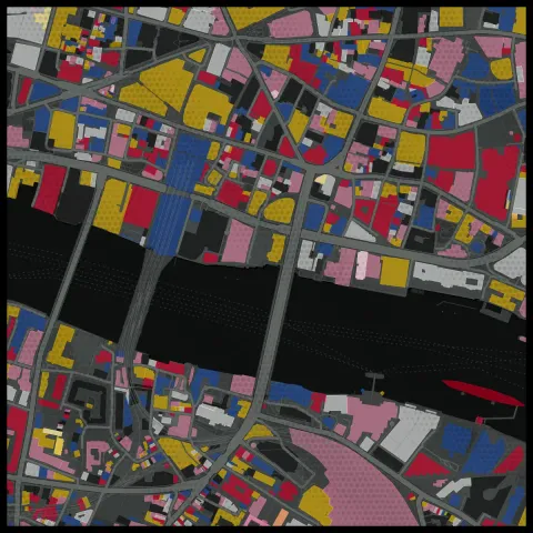 Preview of Lichtenstein, buildings only