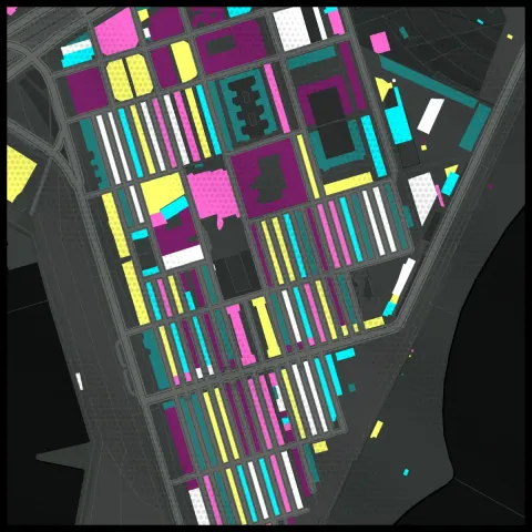Preview of Barceloneta, blocks lit