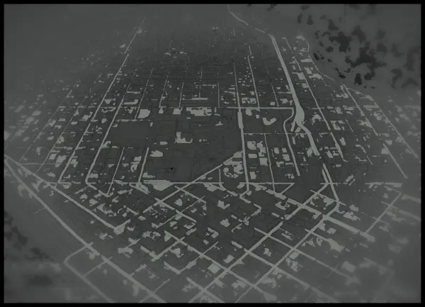 The mapalette “Seattle, towers adrift”