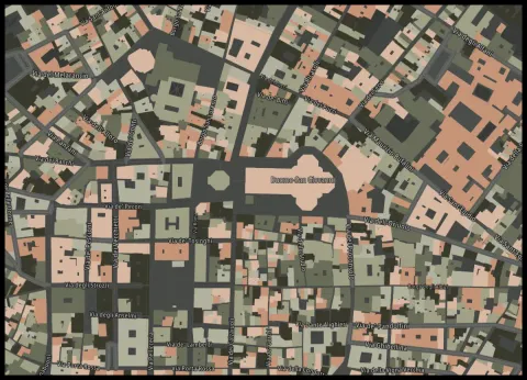 Preview of Florence, blocks inked