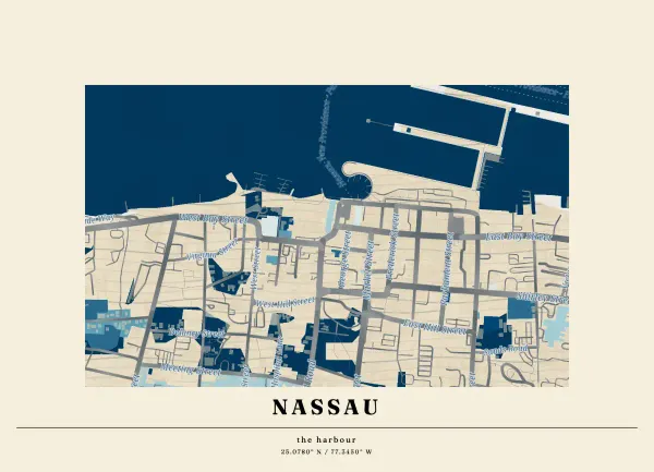 The mapalette “Nassau, charted”