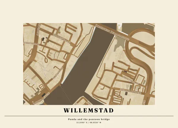 The mapalette “Willemstad plate”