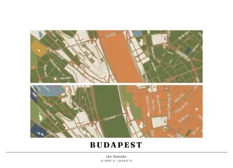 Preview of Budapest in coloured pencil