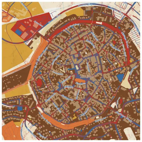 Preview of Nördlingen in crayon