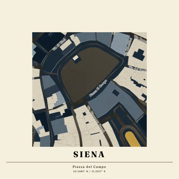 The mapalette “Siena, cross-hatched”