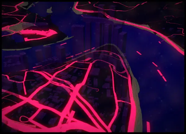 The mapalette “Chongqing 2077”