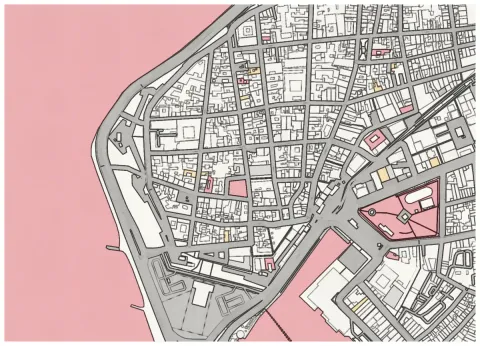 Preview of Cartagena, drawn in line