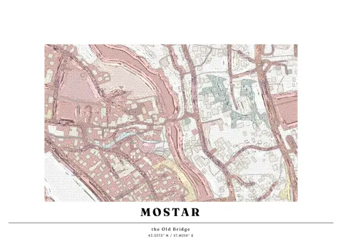 Preview of Mostar, engraved