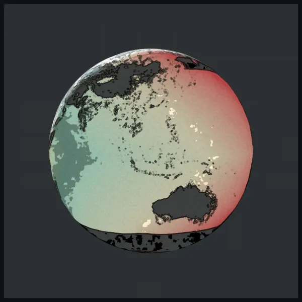 The mapalette “Asia and its seas”