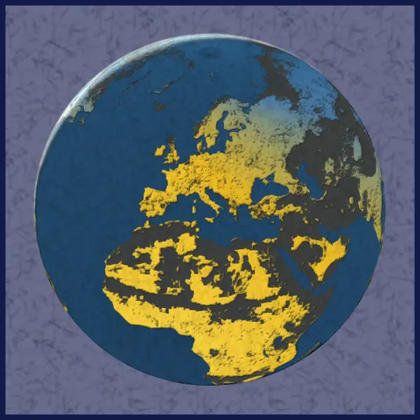 The mapalette “Van Gogh’s Europe”