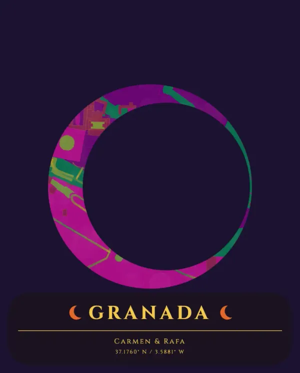 The mapalette “Granada serenade”