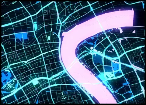 Preview of The Bund, projected