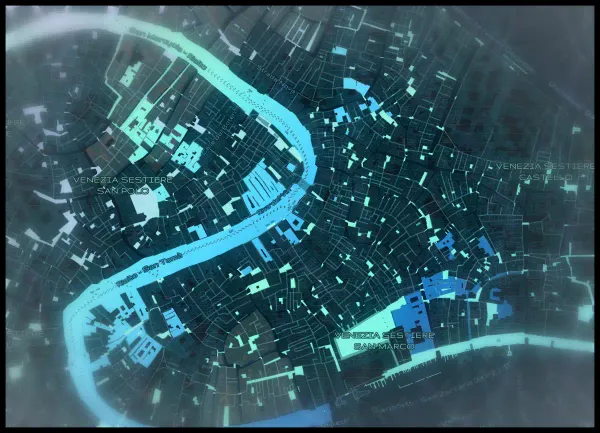 The mapalette “Venice, projected”