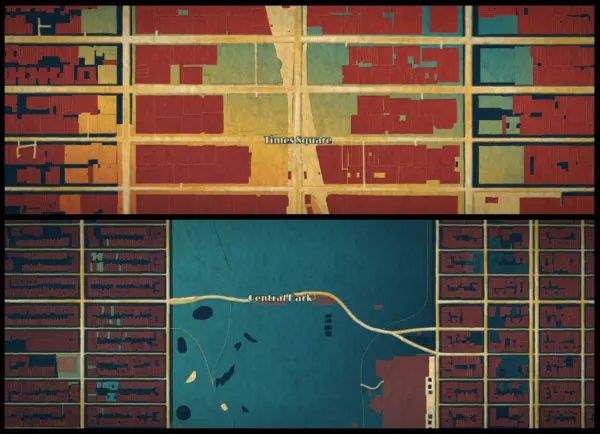 The mapalette “Hopper’s New York”