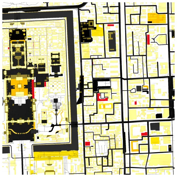 The mapalette “Kill Bill’s palace”