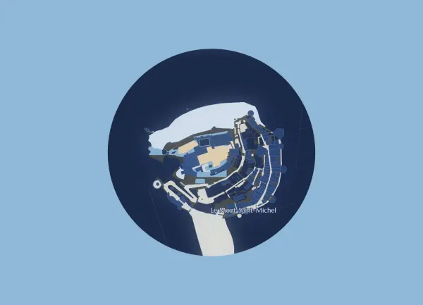 The mapalette “Magritte’s island”