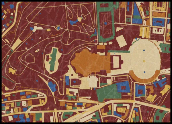 The mapalette “Michelangelo’s Rome”