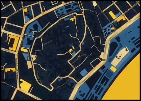 Preview of Baku at midnight