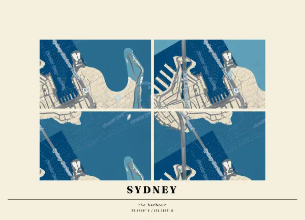 The mapalette “Sydney sea chart”