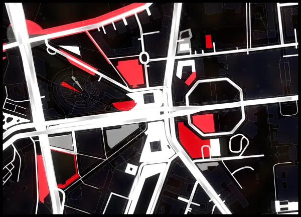 The mapalette “Berlin noir”