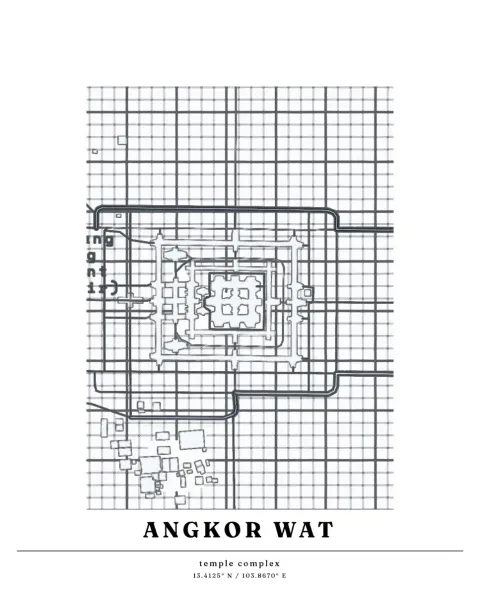 Preview of Angkor Wat, plan