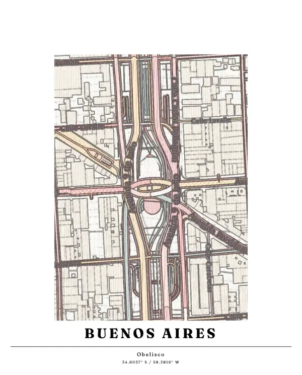 The mapalette “Buenos Aires, plan”