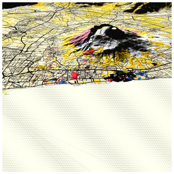 The mapalette “Vesuvius, four colours”