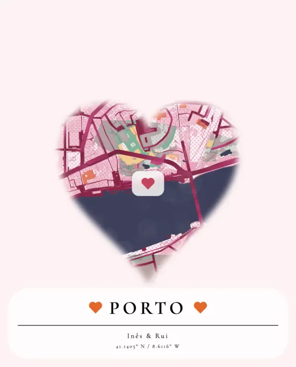 The mapalette “Porto, para sempre”