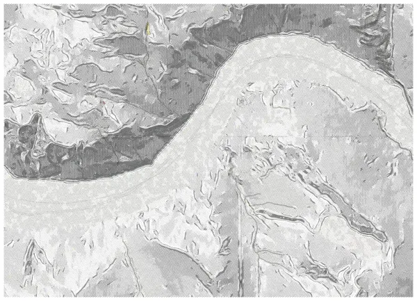 The mapalette “Geiranger, drawn in pencil”