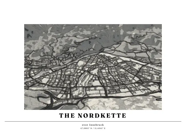 The mapalette “The Nordkette wall”