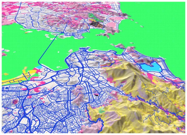 The mapalette “Rio in two inks”