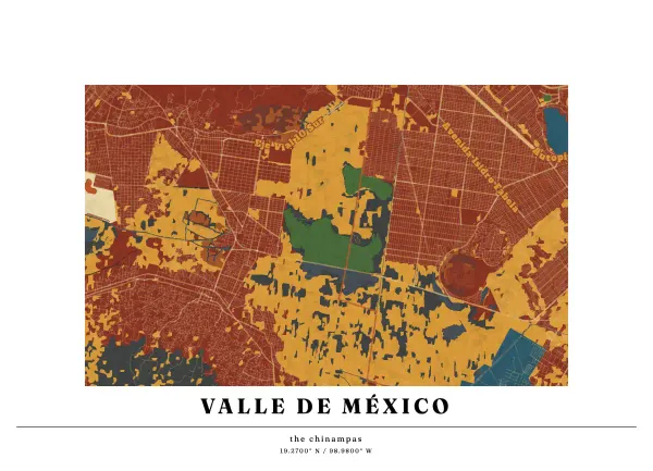The mapalette “Rivera’s chinampas”
