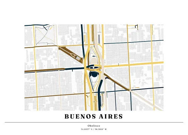 The mapalette “Deco, avenues only”