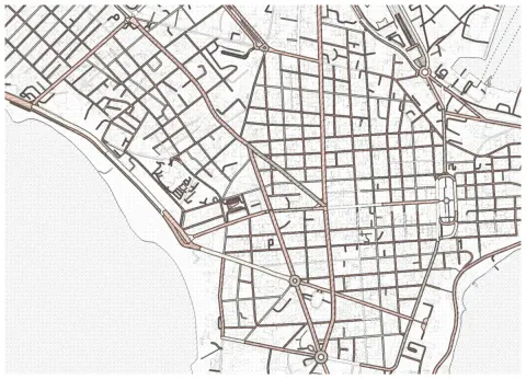 Preview of The Plateau, streets engraved