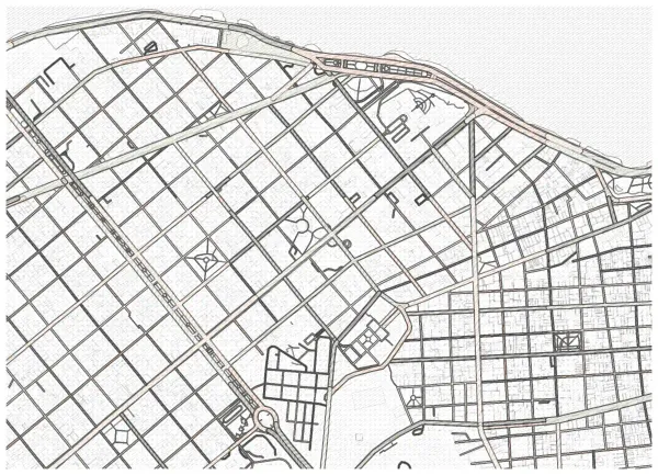 The mapalette “Havana, streets engraved”