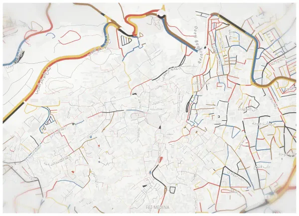 The mapalette “Pollock, alleys only”